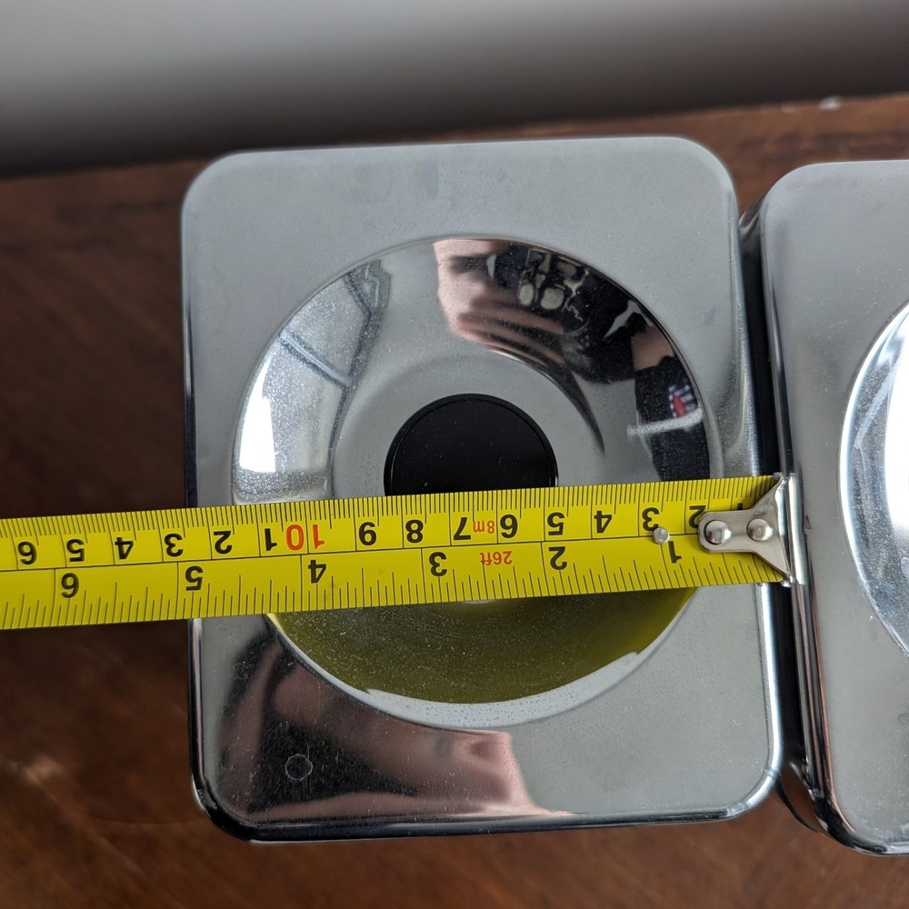 MCM Vintage Lincoln Beautyware Chrome Metal 3 Piece Canister Set - Picture 13 of 13